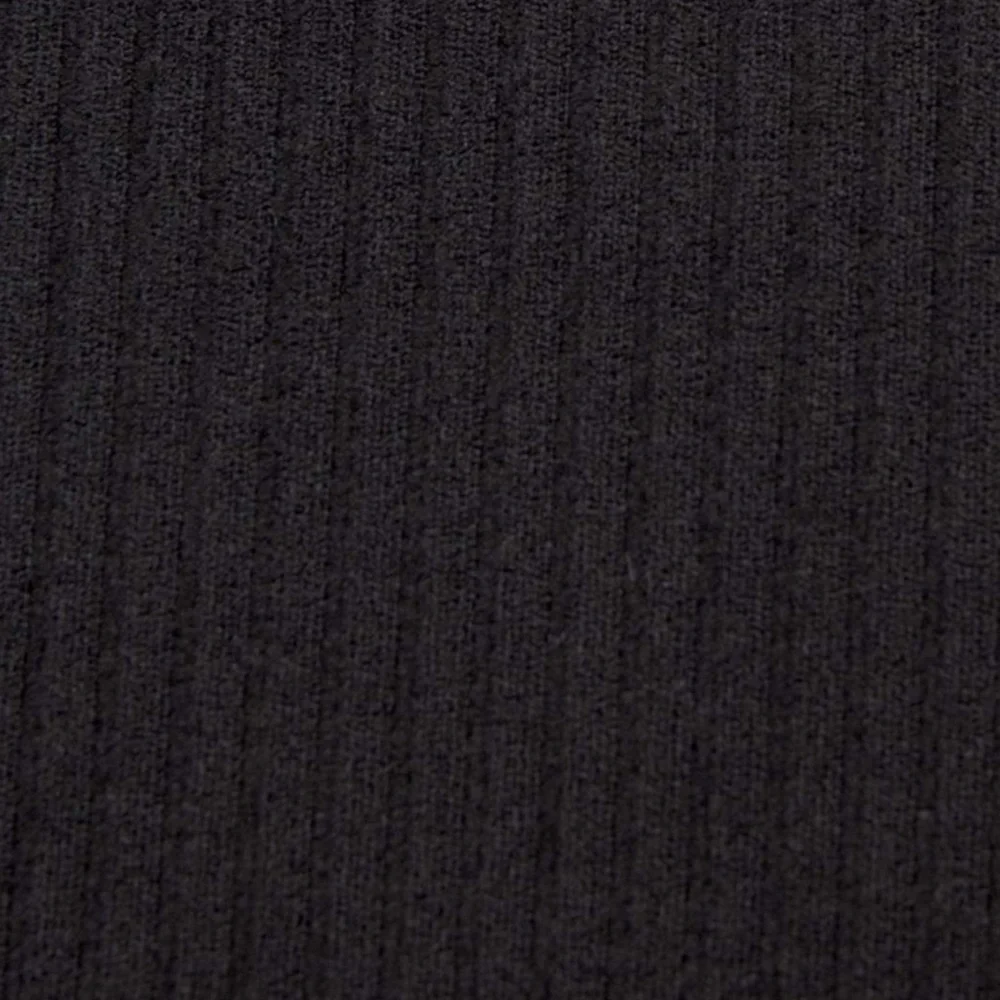 Lululemon Ribbed Nulu Scoop-Back Long-Sleeve Dress (Size 6) in Black - Picture 5 of 7